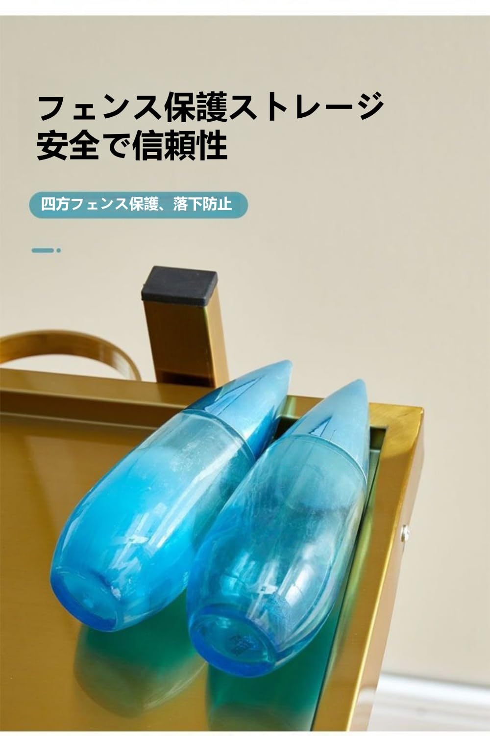 Amazon.co.jp: Vzfv 美容室ワゴン キャスター付き 折りたたみトレイ